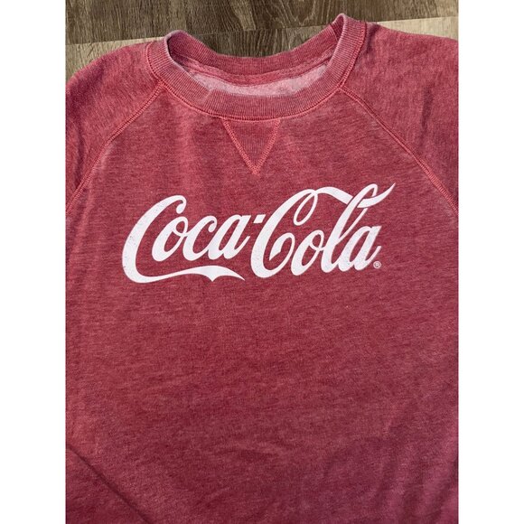 Coca-Cola X-Large Red Pullover Sweater 60% Cotton 40% Polyester - Picture 3 of 6
